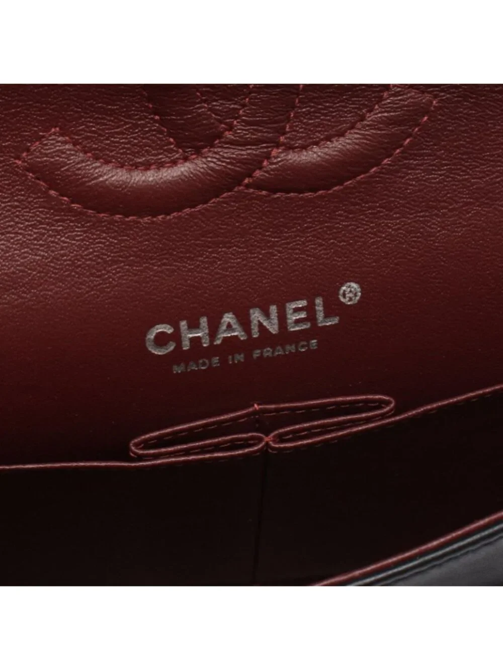 Chanel Shoulder Bag Quilted Double Flap Black Lambskin Chain